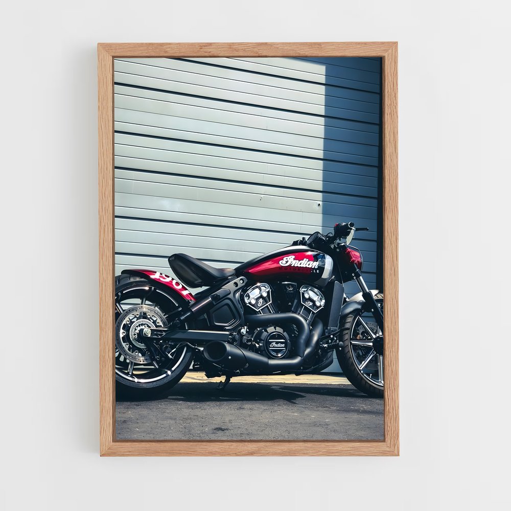 Poster Chrome et Carburant – affiche Indian Motorcycle (vue 4)